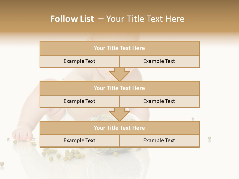 Boy Sitting Expression PowerPoint Template