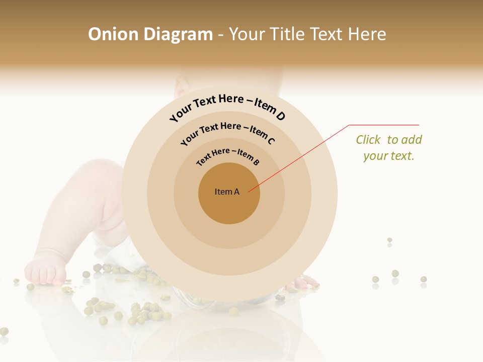 Boy Sitting Expression PowerPoint Template