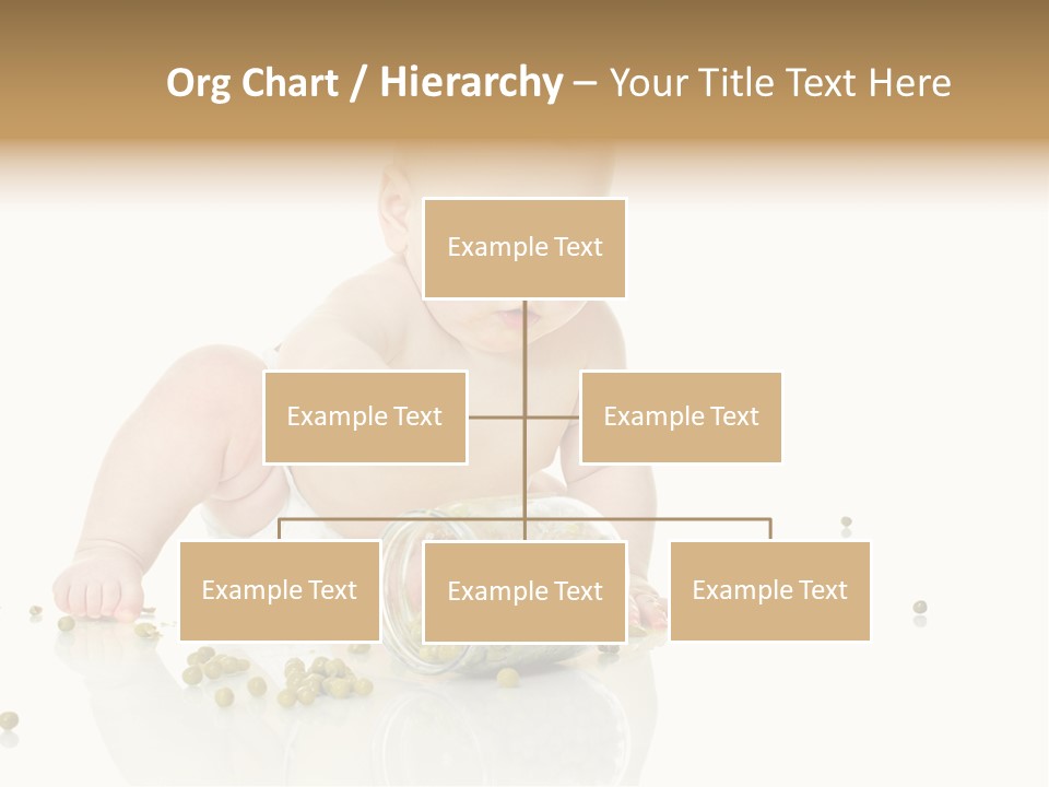 Boy Sitting Expression PowerPoint Template