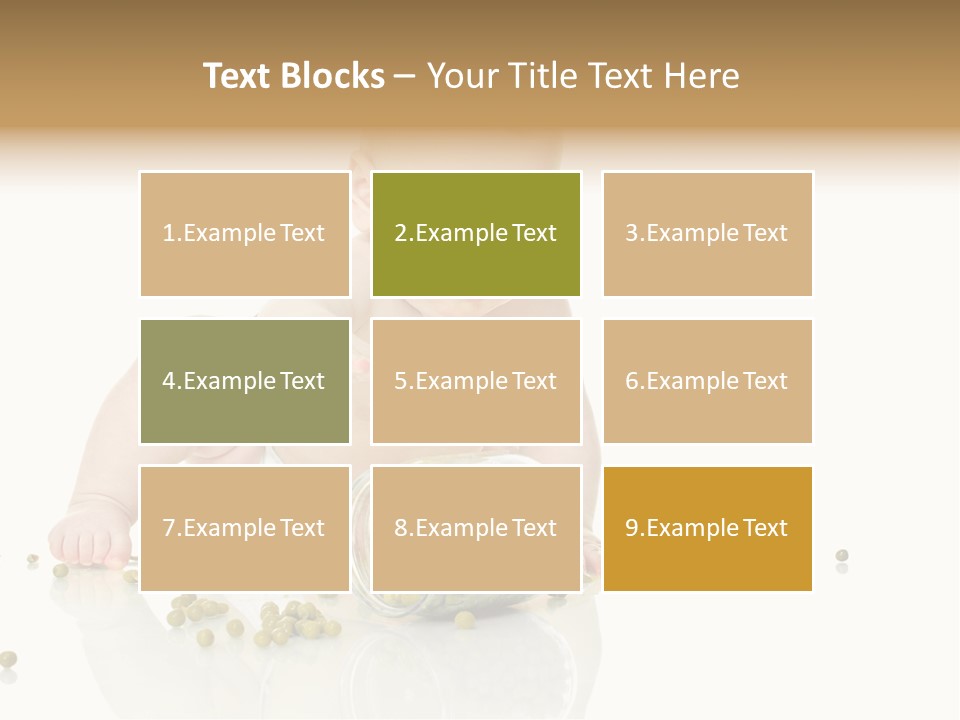 Boy Sitting Expression PowerPoint Template
