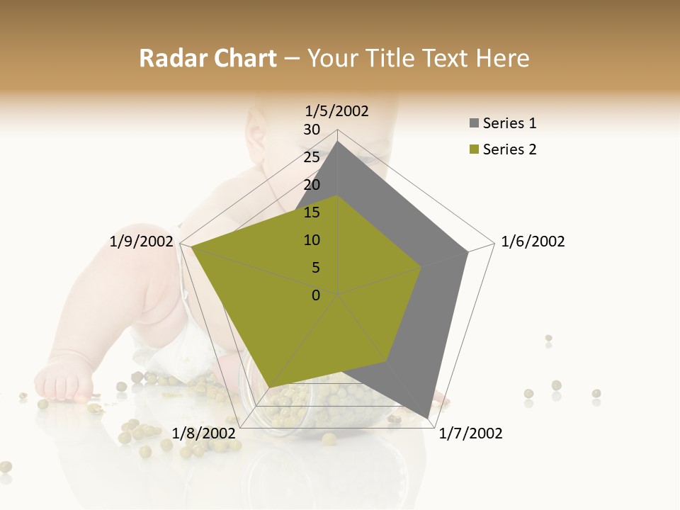 Boy Sitting Expression PowerPoint Template