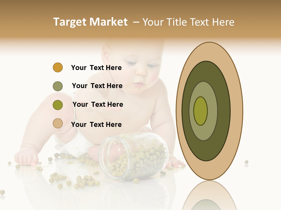 Boy Sitting Expression PowerPoint Template