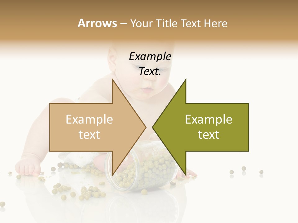 Boy Sitting Expression PowerPoint Template
