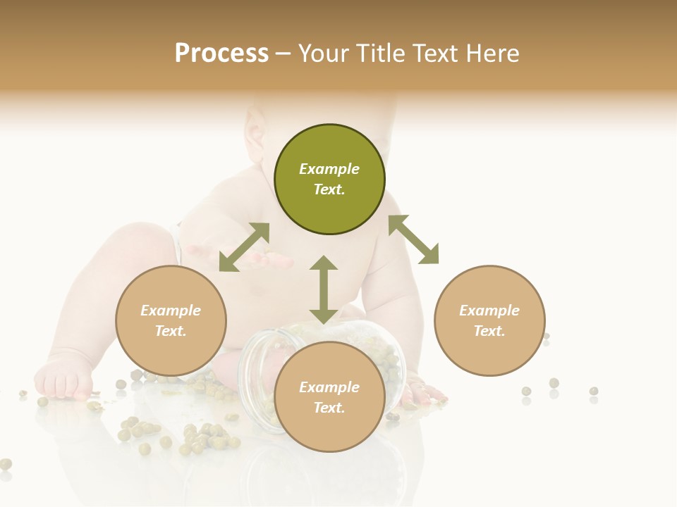 Boy Sitting Expression PowerPoint Template