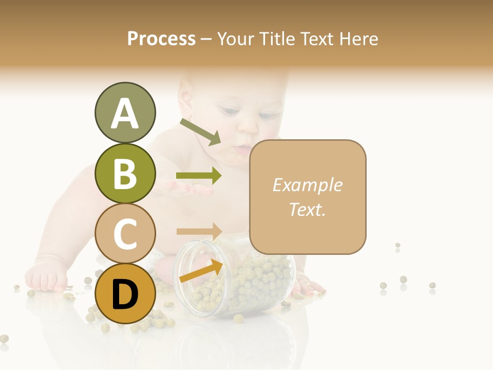 Boy Sitting Expression PowerPoint Template