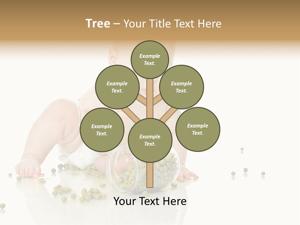 Boy Sitting Expression PowerPoint Template