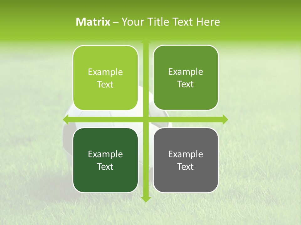 Training Play Field PowerPoint Template