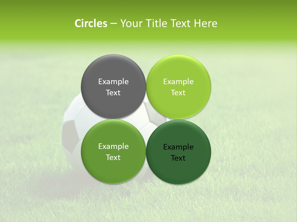 Training Play Field PowerPoint Template