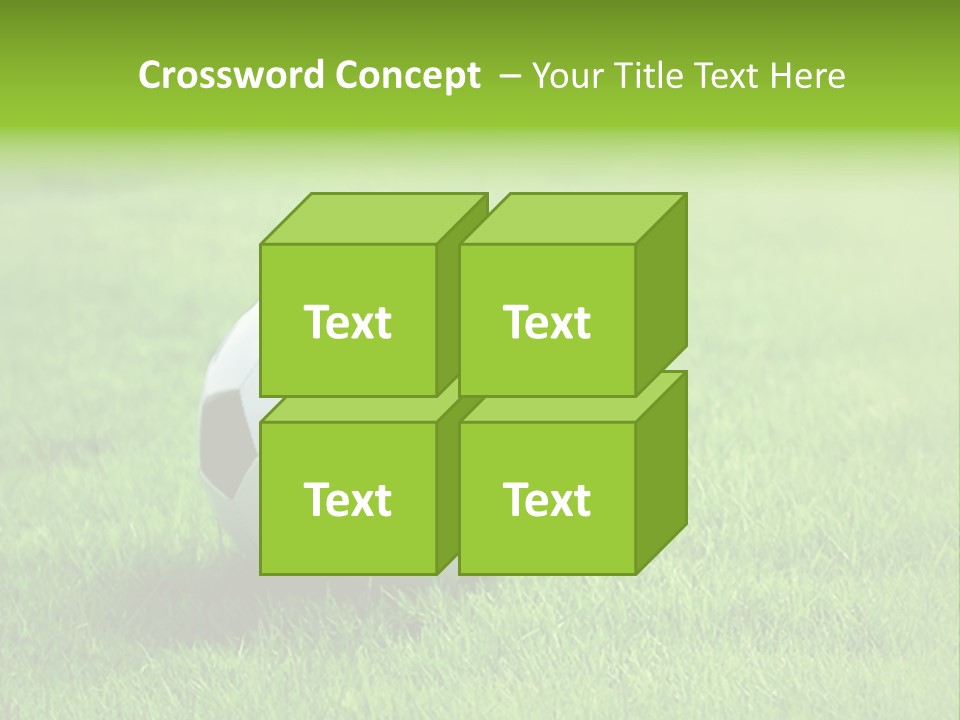 Training Play Field PowerPoint Template