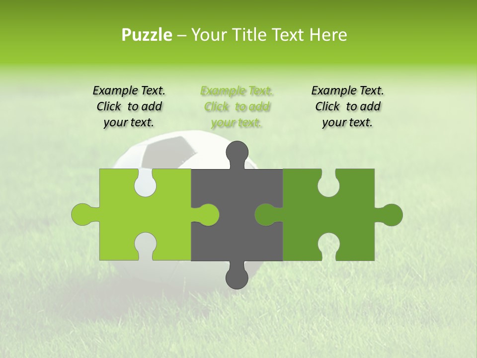 Training Play Field PowerPoint Template