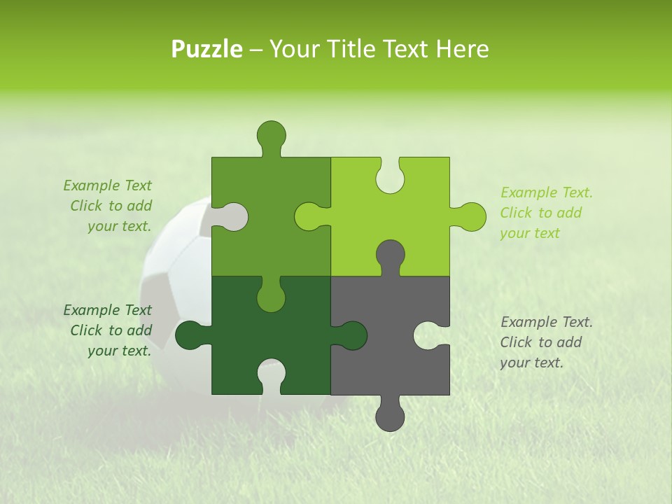 Training Play Field PowerPoint Template