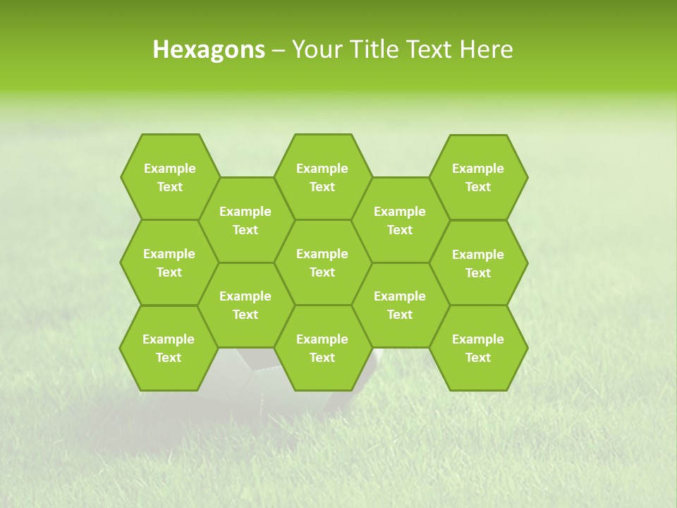 Training Play Field PowerPoint Template