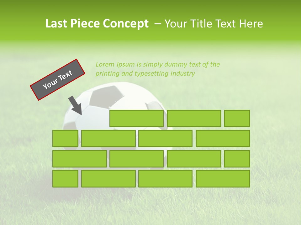 Training Play Field PowerPoint Template