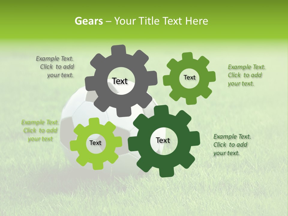 Training Play Field PowerPoint Template