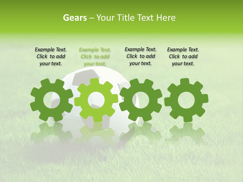 Training Play Field PowerPoint Template