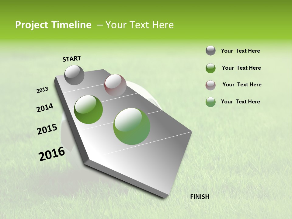 Training Play Field PowerPoint Template