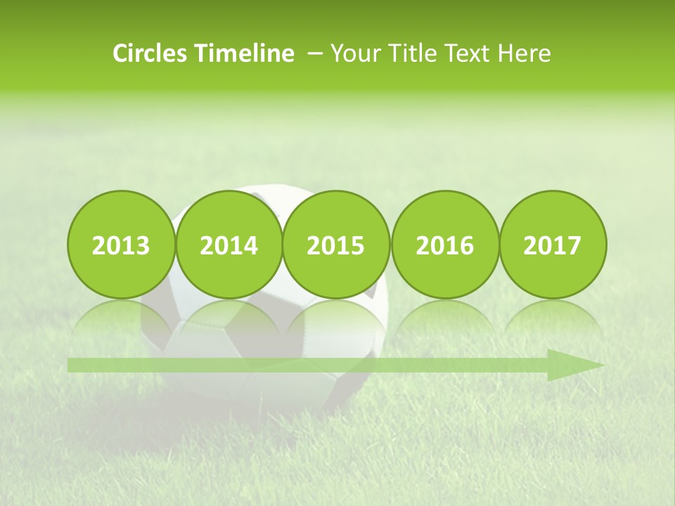 Training Play Field PowerPoint Template