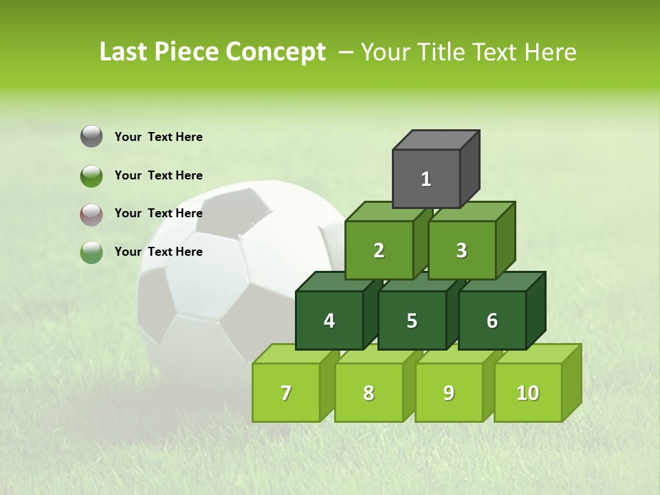 Training Play Field PowerPoint Template