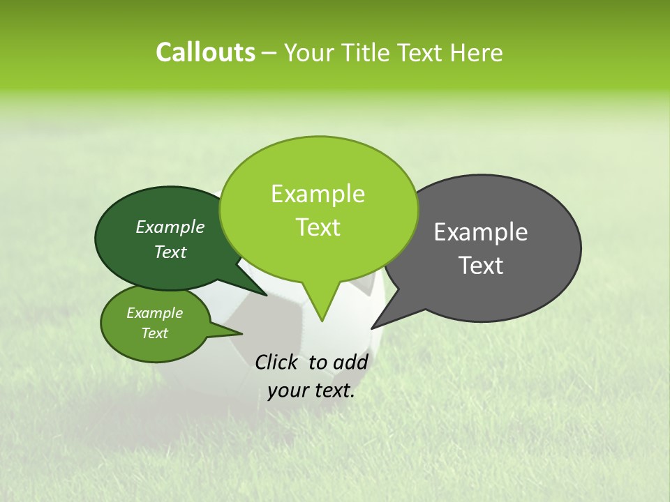 Training Play Field PowerPoint Template