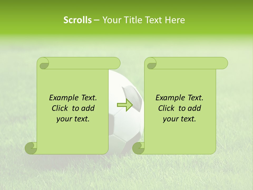 Training Play Field PowerPoint Template
