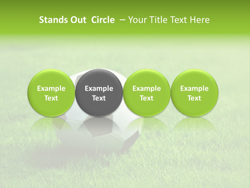 Training Play Field PowerPoint Template