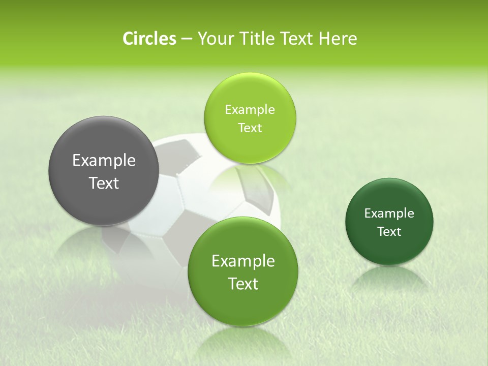 Training Play Field PowerPoint Template