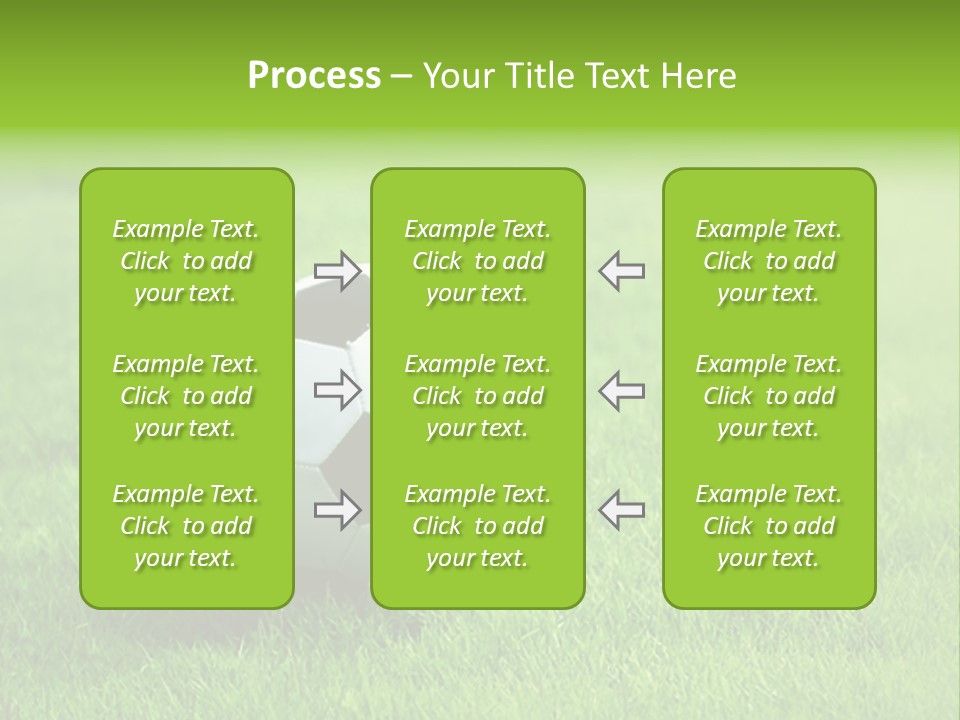 Training Play Field PowerPoint Template