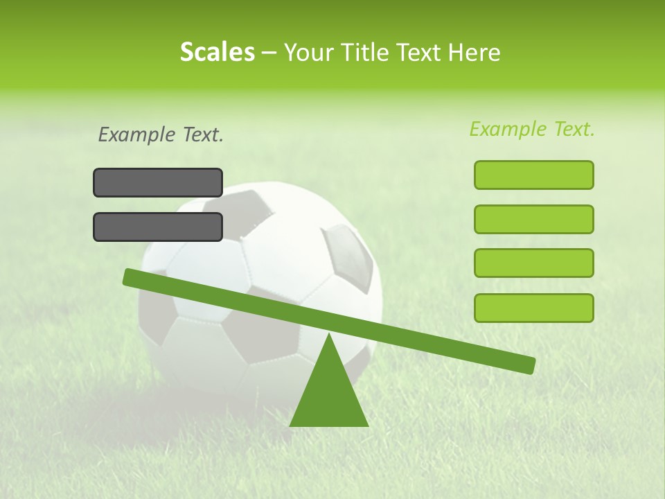 Training Play Field PowerPoint Template