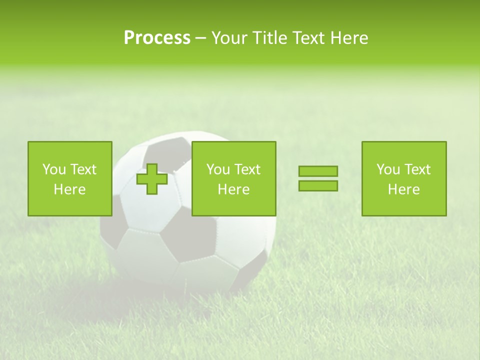 Training Play Field PowerPoint Template