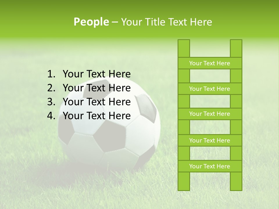 Training Play Field PowerPoint Template