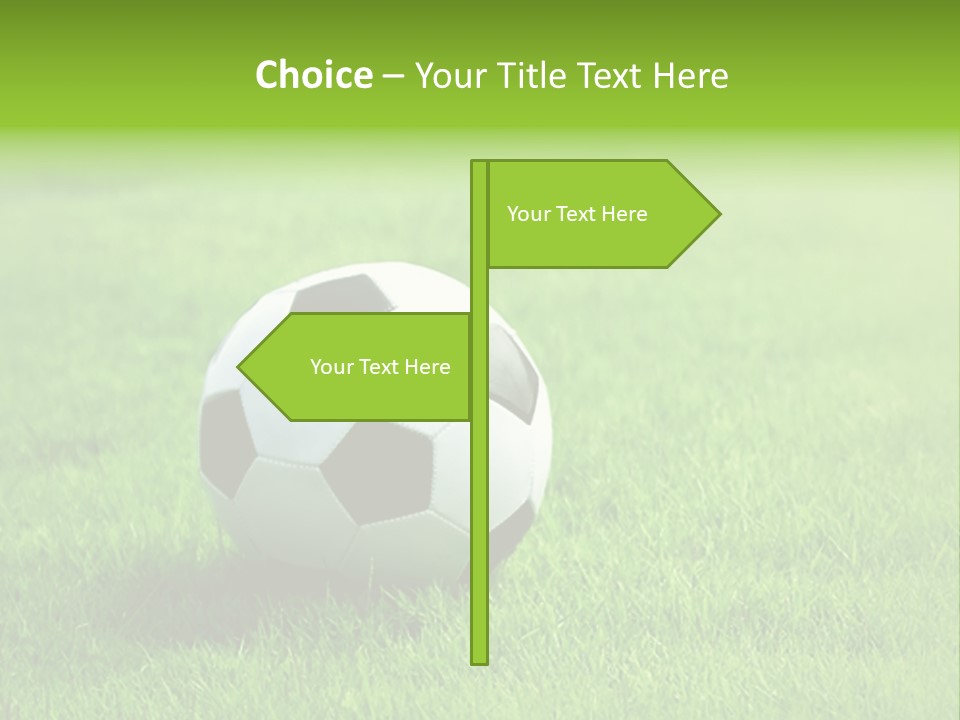 Training Play Field PowerPoint Template