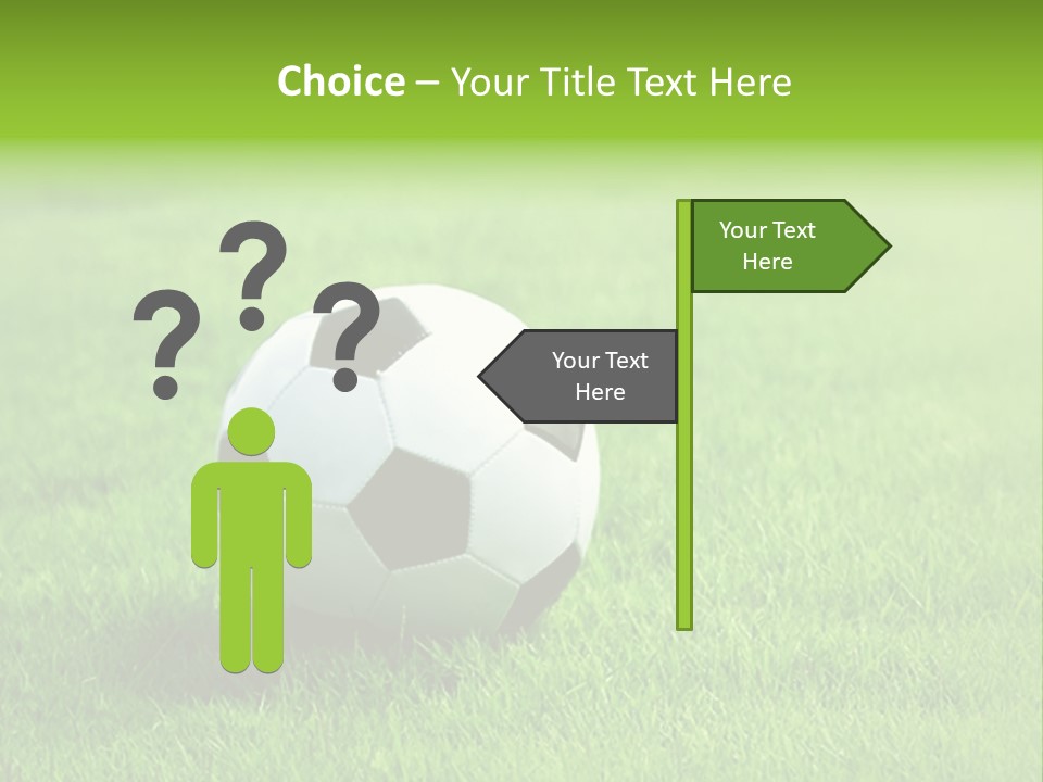 Training Play Field PowerPoint Template