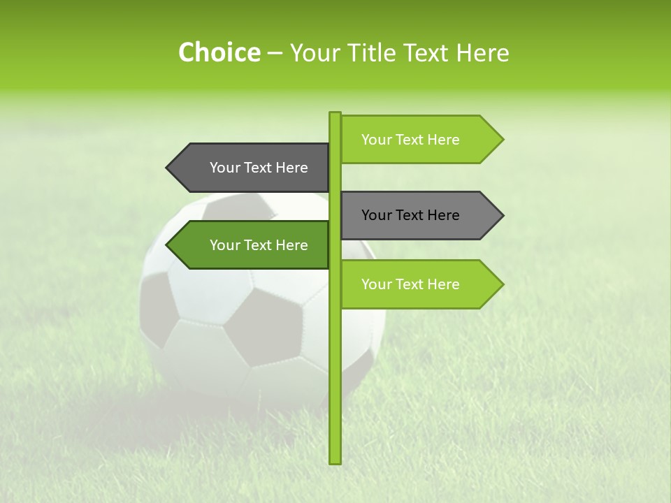 Training Play Field PowerPoint Template