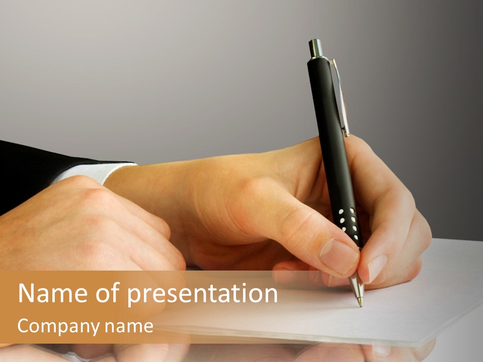 Isolated Table Image PowerPoint Template