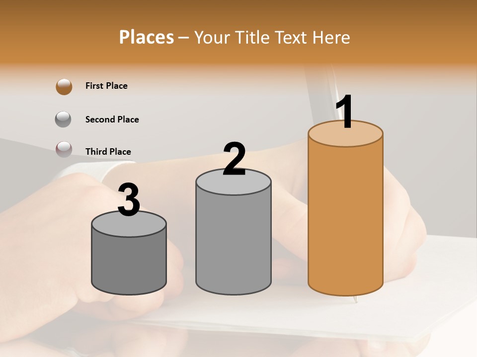 Isolated Table Image PowerPoint Template