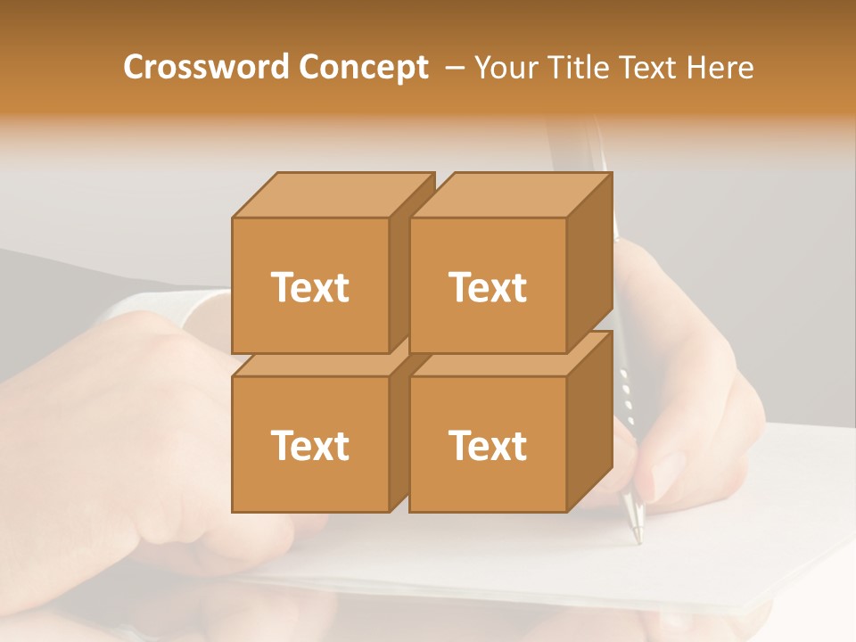 Isolated Table Image PowerPoint Template