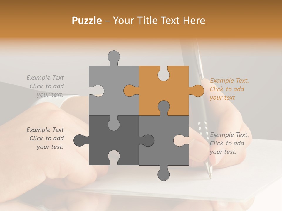 Isolated Table Image PowerPoint Template
