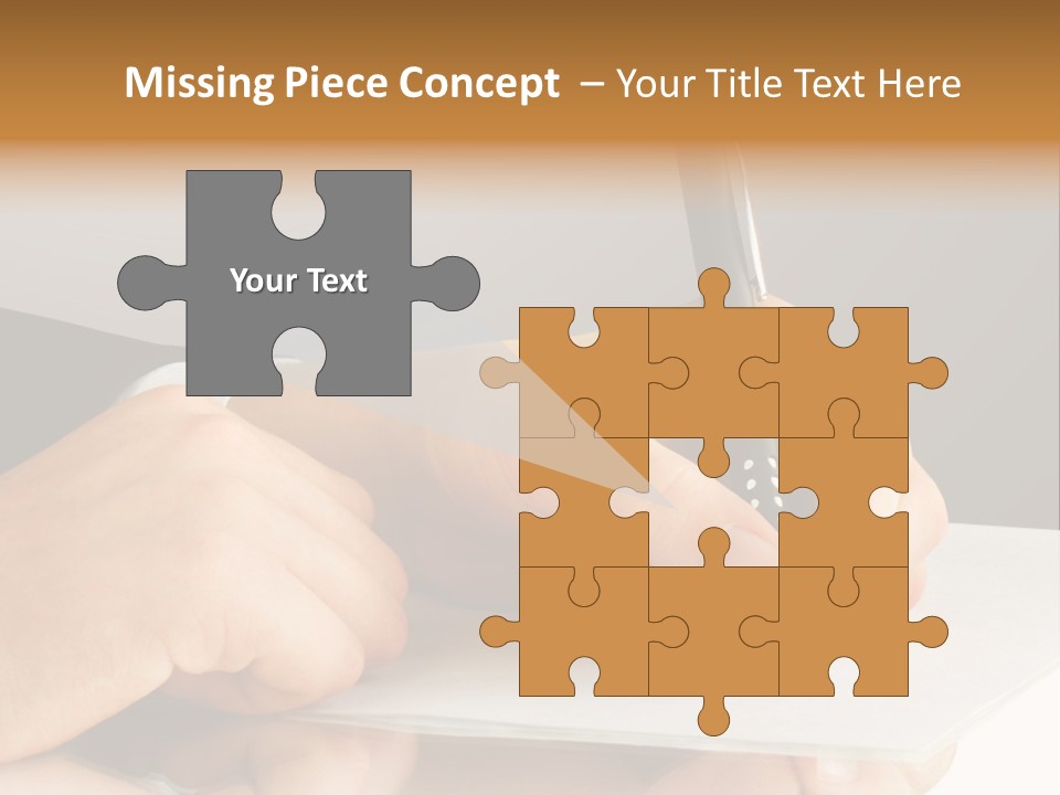 Isolated Table Image PowerPoint Template