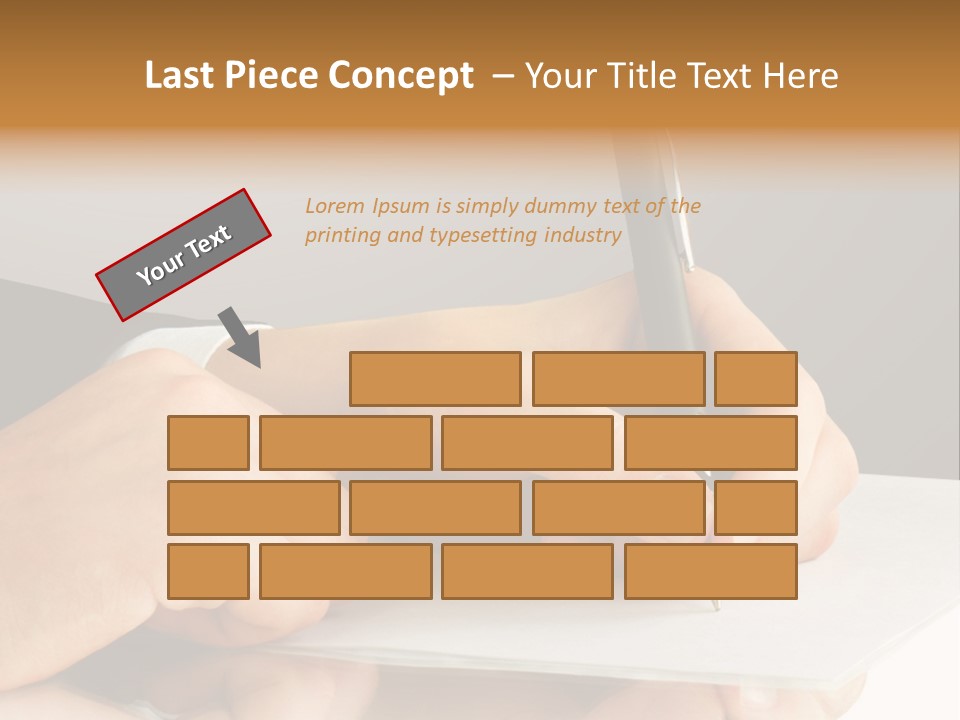 Isolated Table Image PowerPoint Template