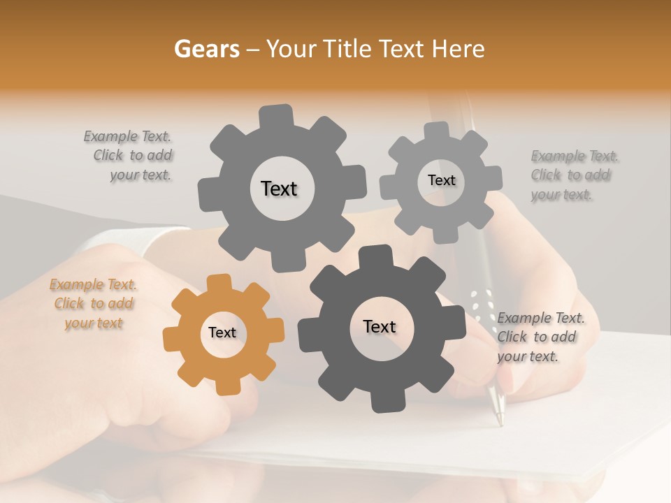 Isolated Table Image PowerPoint Template