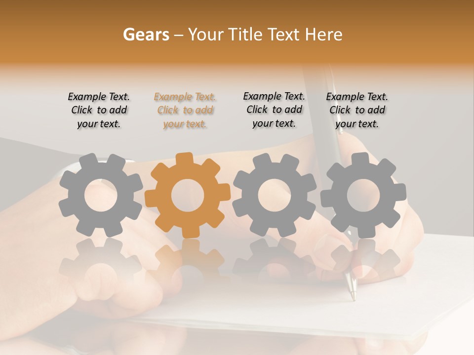 Isolated Table Image PowerPoint Template