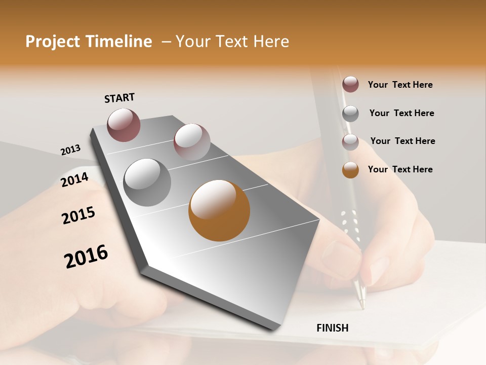Isolated Table Image PowerPoint Template