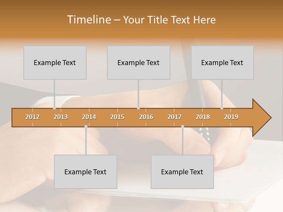 Isolated Table Image PowerPoint Template