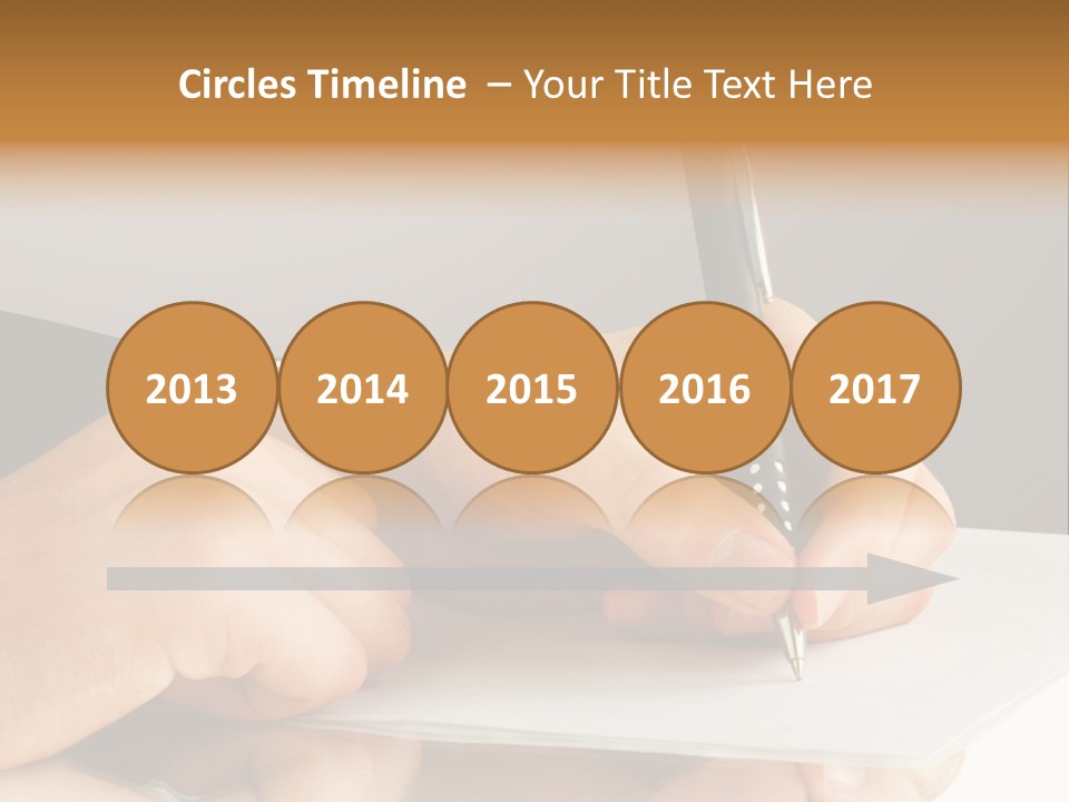 Isolated Table Image PowerPoint Template