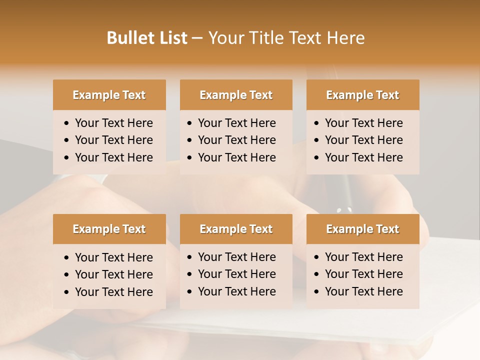 Isolated Table Image PowerPoint Template