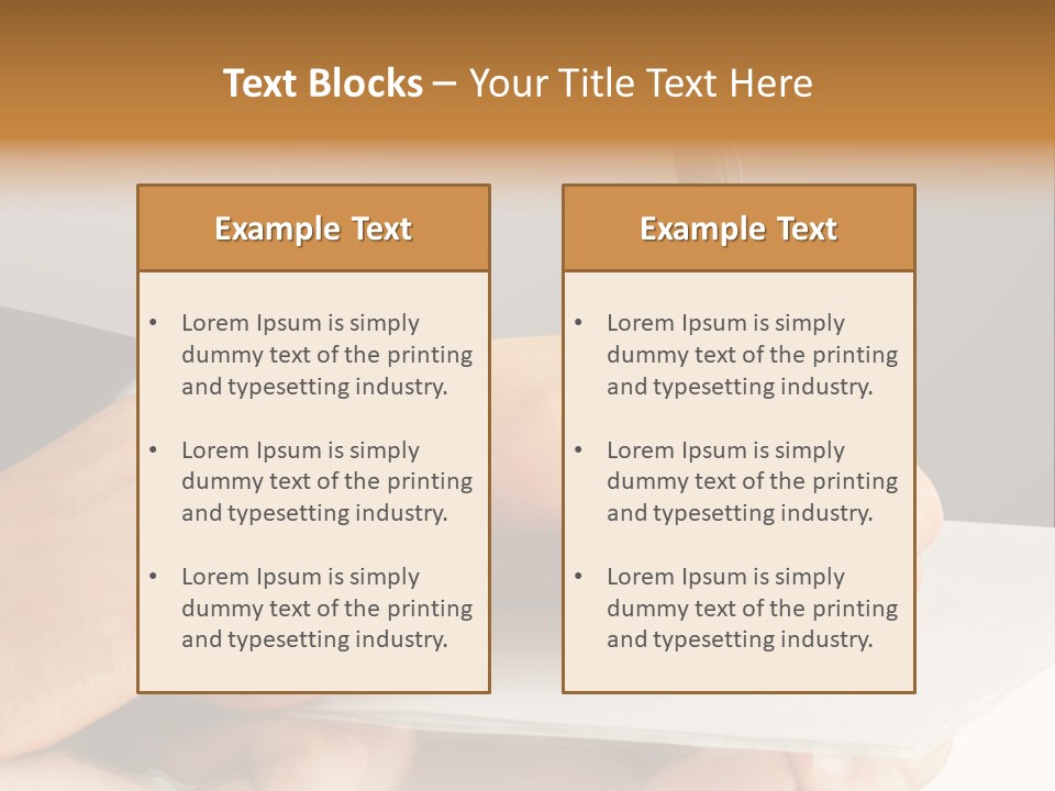 Isolated Table Image PowerPoint Template