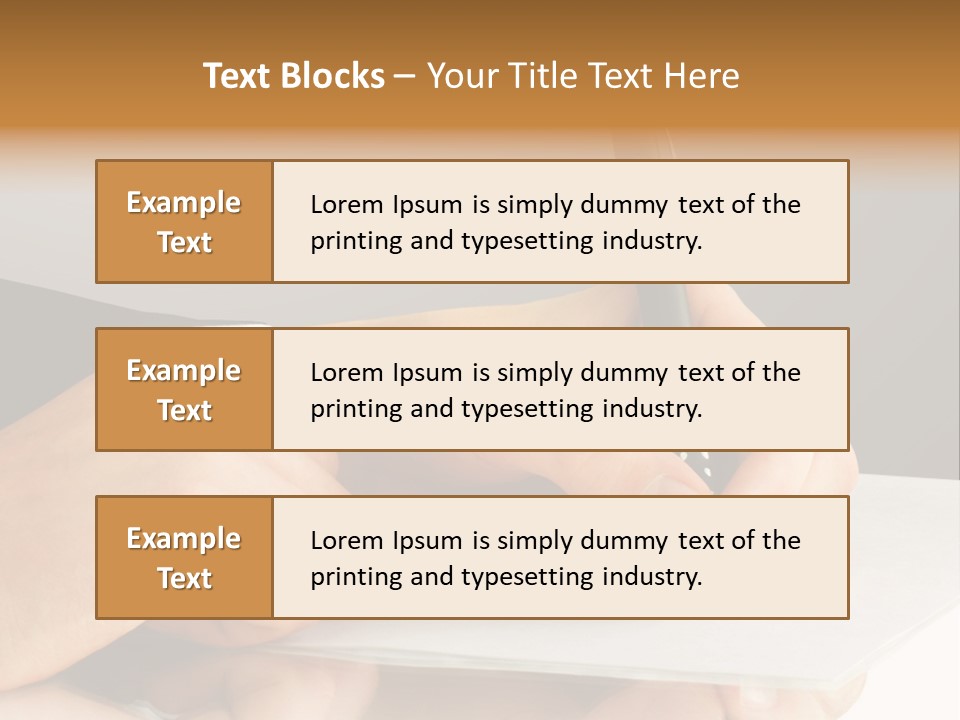 Isolated Table Image PowerPoint Template