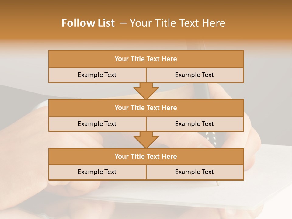 Isolated Table Image PowerPoint Template