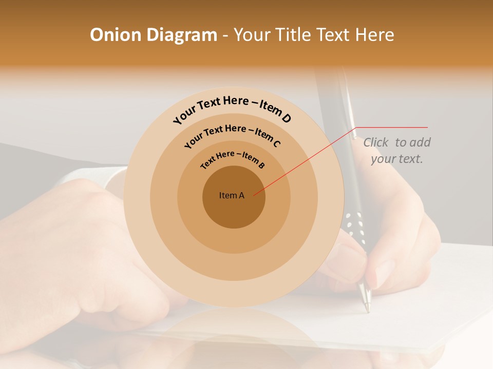 Isolated Table Image PowerPoint Template