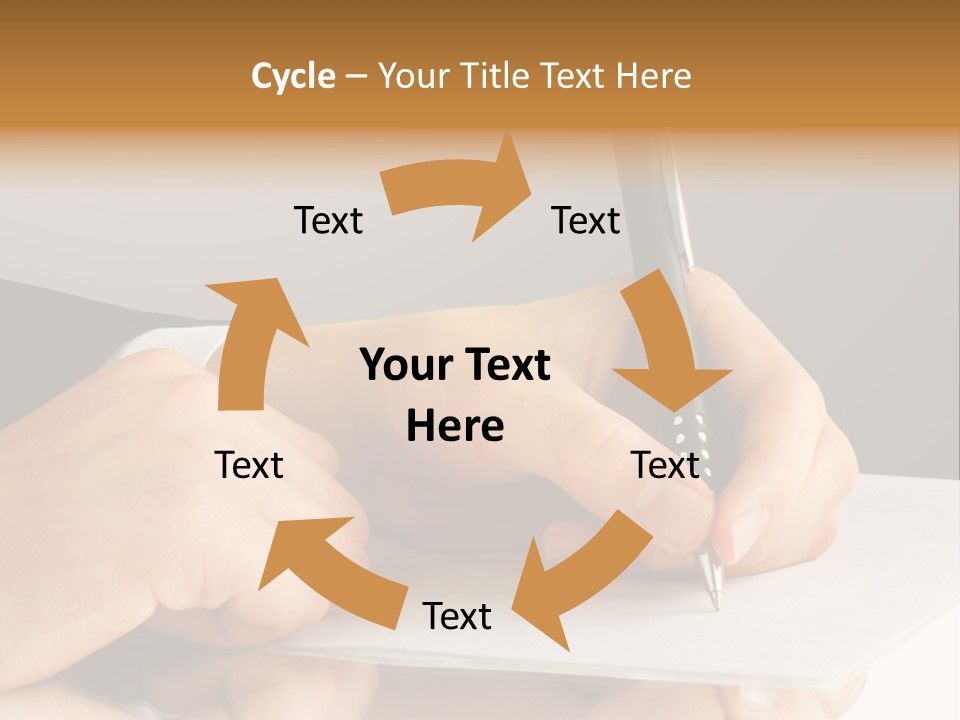 Isolated Table Image PowerPoint Template